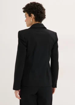 bonprix bonprix Americana con pliegues Negro
