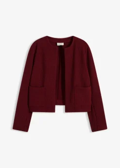 bonprix bonprix Americana corta de punto Rojo rubí