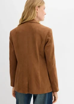 bonprix bonprix Americana de ante sintético Caramelo Sale