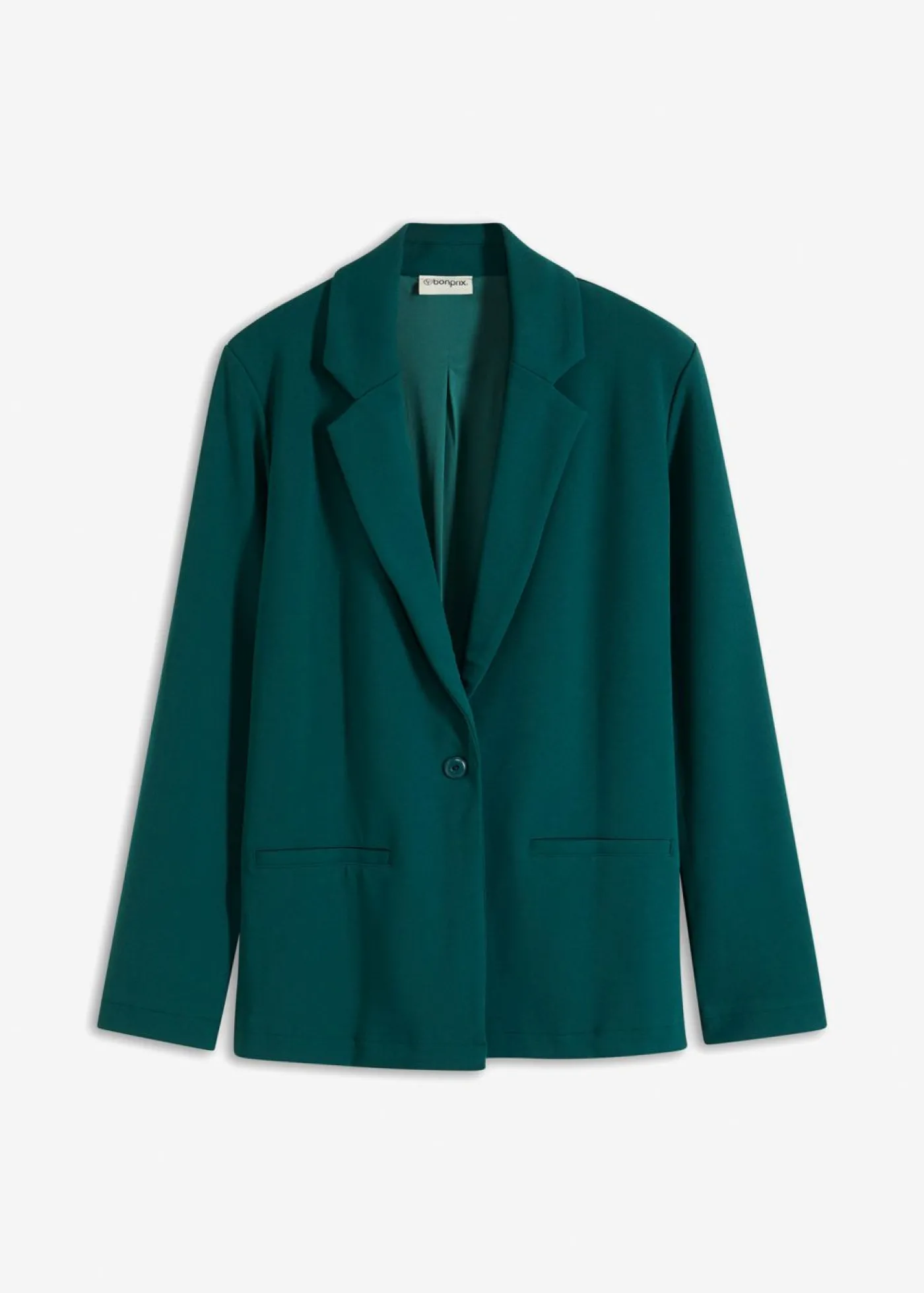 bonprix bonprix Americana de crepé Verde intenso