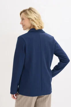 bonprix bonprix Americana de crepé Azul marino Outlet
