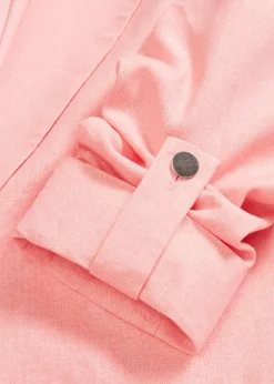 bonprix bonprix Americana de lino con mangas fruncidas rosa pálido Best