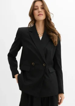 bonprix bonprix Americana de mezcla de viscosa Negro Online