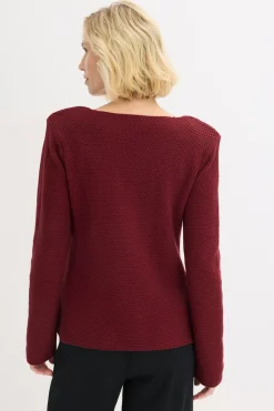 bonprix bonprix Americana de punto Rojo rubí Hot