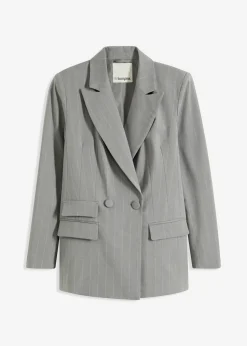 bonprix bonprix Americana de raya diplomática gris-beige con rayas Best