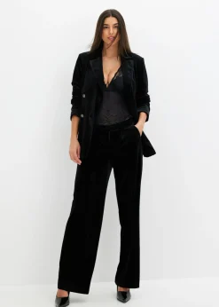 bonprix bonprix Americana de terciopelo suave Negro Online