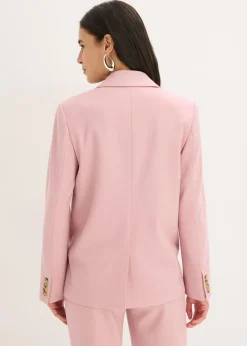 bonprix bonprix Americana elástica de una sola fila orquídea ahumado-rosa claro-malva moteado Outlet