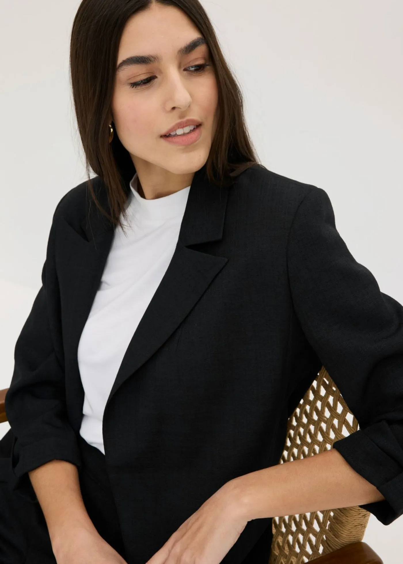 bonprix bonprix Americana larga Negro
