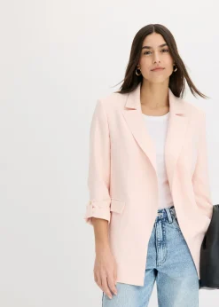 bonprix bonprix Americana larga rosa pálido Clearance