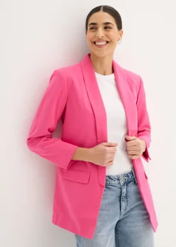 bonprix bonprix Americana larga de mezcla de viscosa Pink lady Discount