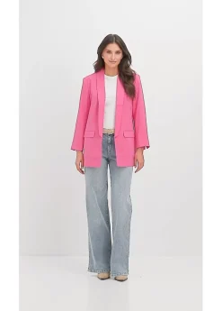 bonprix bonprix Americana larga de mezcla de viscosa Pink lady Discount