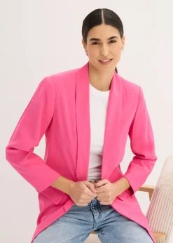 bonprix bonprix Americana larga de mezcla de viscosa Pink lady Discount