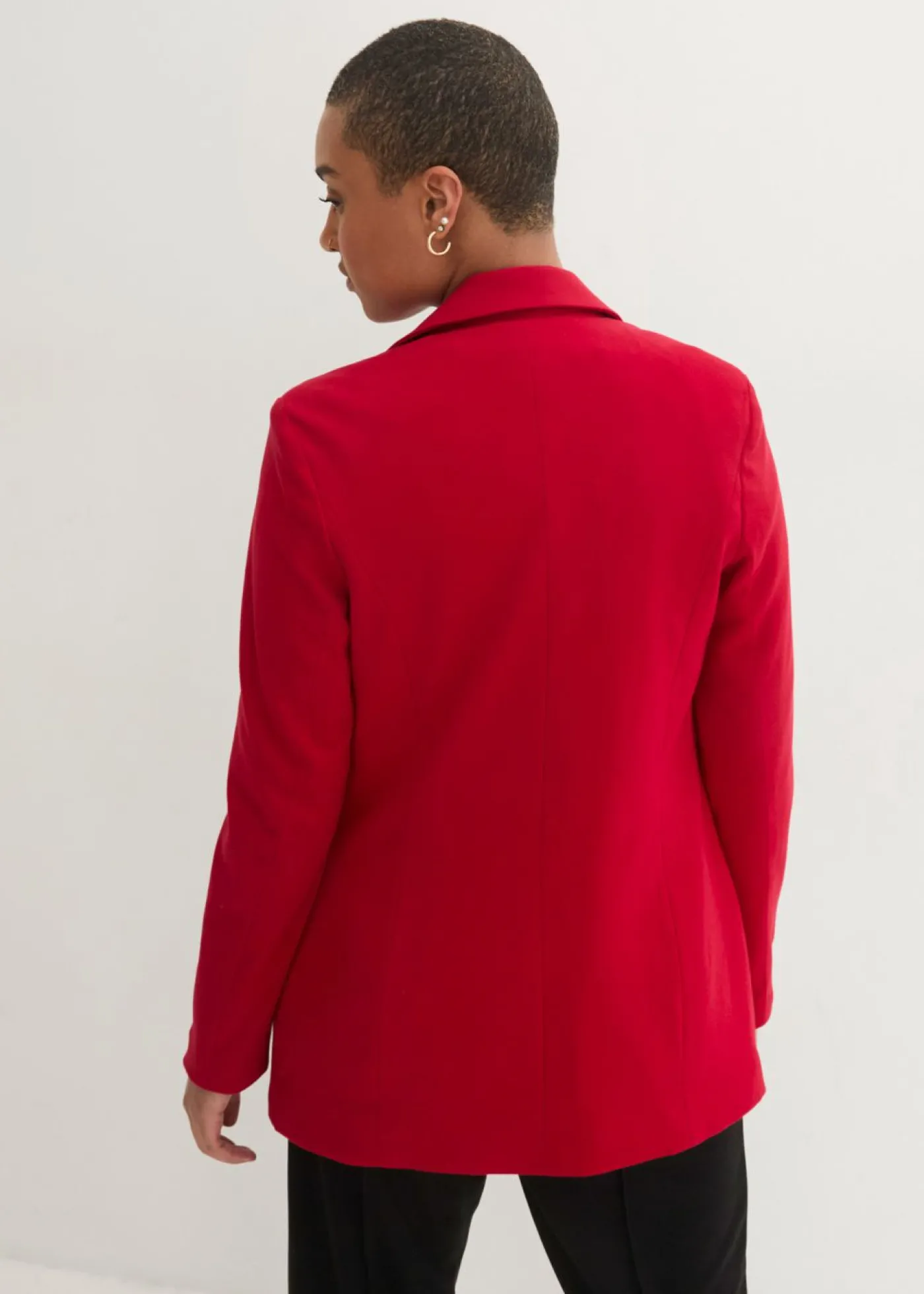 bonprix bonprix Americana larga de punto de algodón rojo cayena Clearance