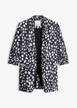 bonprix bonprix Americana larga estampada Negro Best