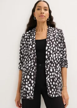 bonprix bonprix Americana larga estampada Negro Best