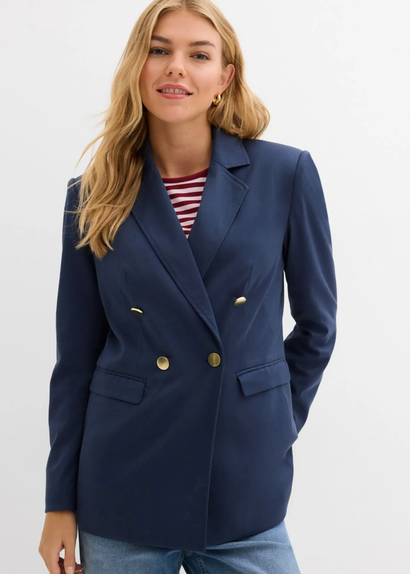 bonprix bonprix Americana relaxed Azul marino New