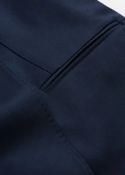 bonprix bonprix Americana sin cuello de suave mezcla de lana Azul marino Online