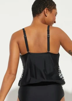 bonprix bonprix Bañador Negro-blanco