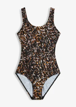bonprix bonprix Bañador estampado leo negro Online