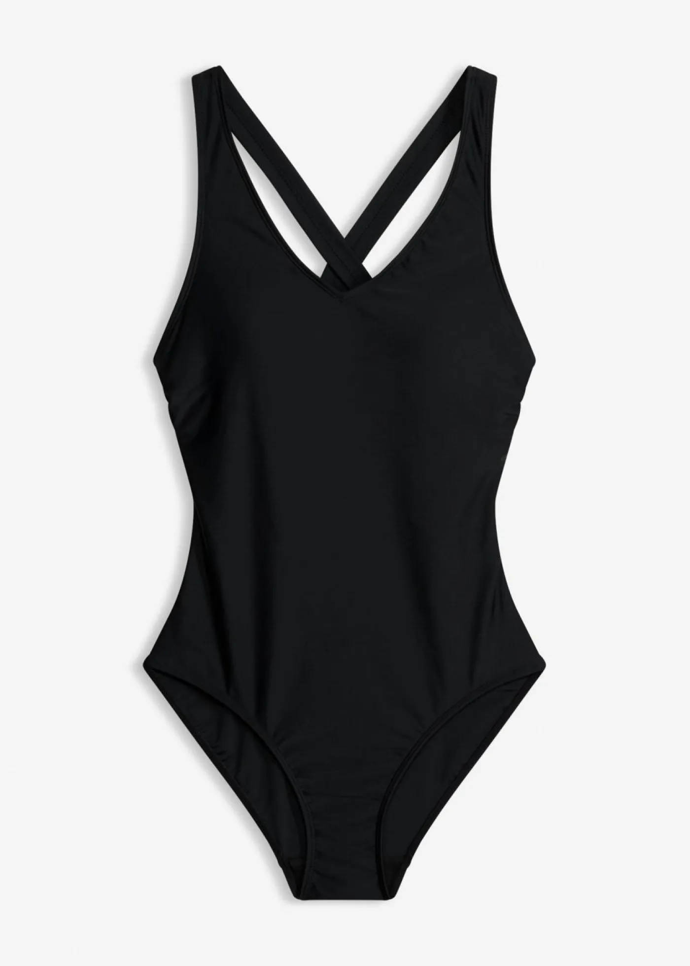bonprix bonprix Bañador con costuras decorativas Negro Online