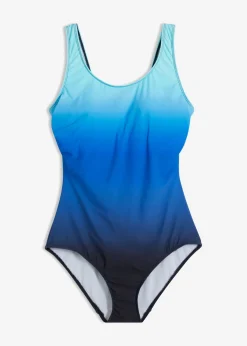 bonprix bonprix Bañador con efecto moldeador medio Azul New