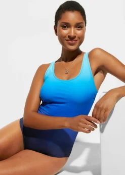 bonprix bonprix Bañador con efecto moldeador medio Azul New