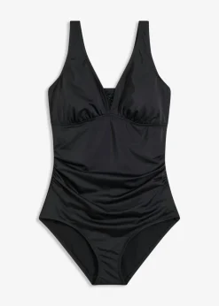 bonprix bonprix Bañador con efecto moldeador medio y tirantes anchos Negro New