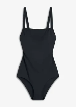 bonprix bonprix Bañador con escote cuadrado Negro New