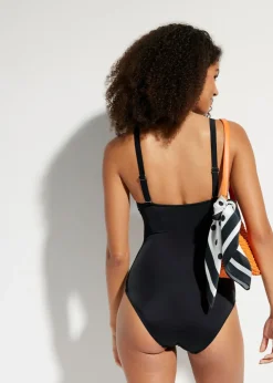 bonprix bonprix Bañador con escote cuadrado Negro New