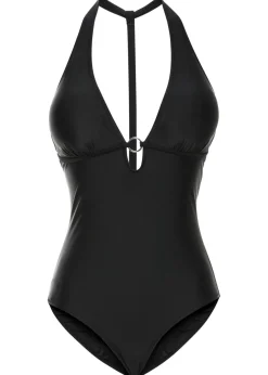 bonprix bonprix Bañador con escote pronunciado en V Negro New