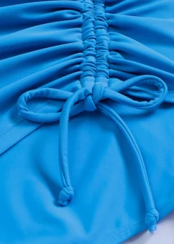 bonprix bonprix Bañador con ligero efecto moldeador y fruncido Azul Hot
