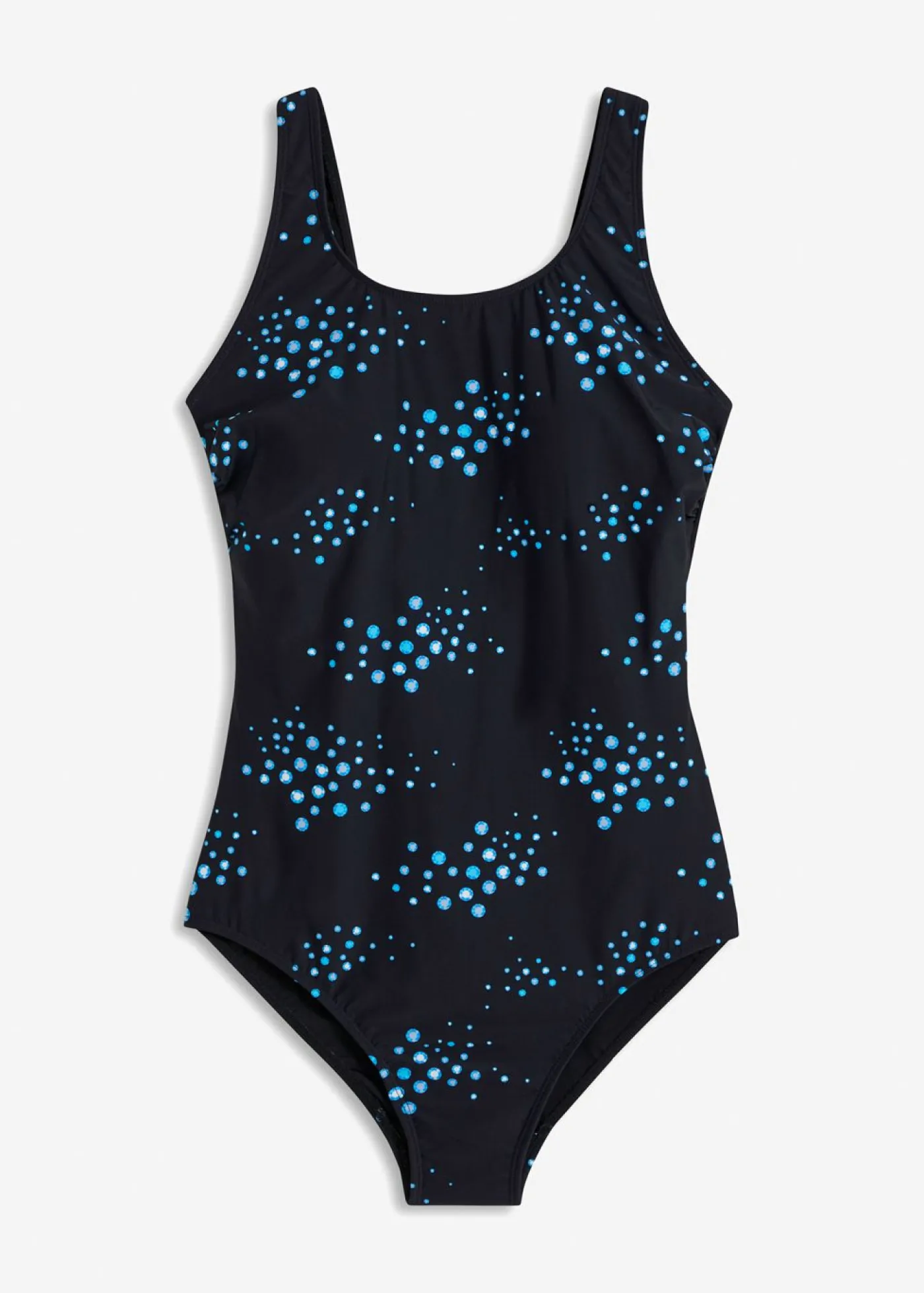 bonprix bonprix Bañador con ligero efecto moldeador negro topos Hot