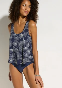 bonprix bonprix Bañador con look tankini Azul marino