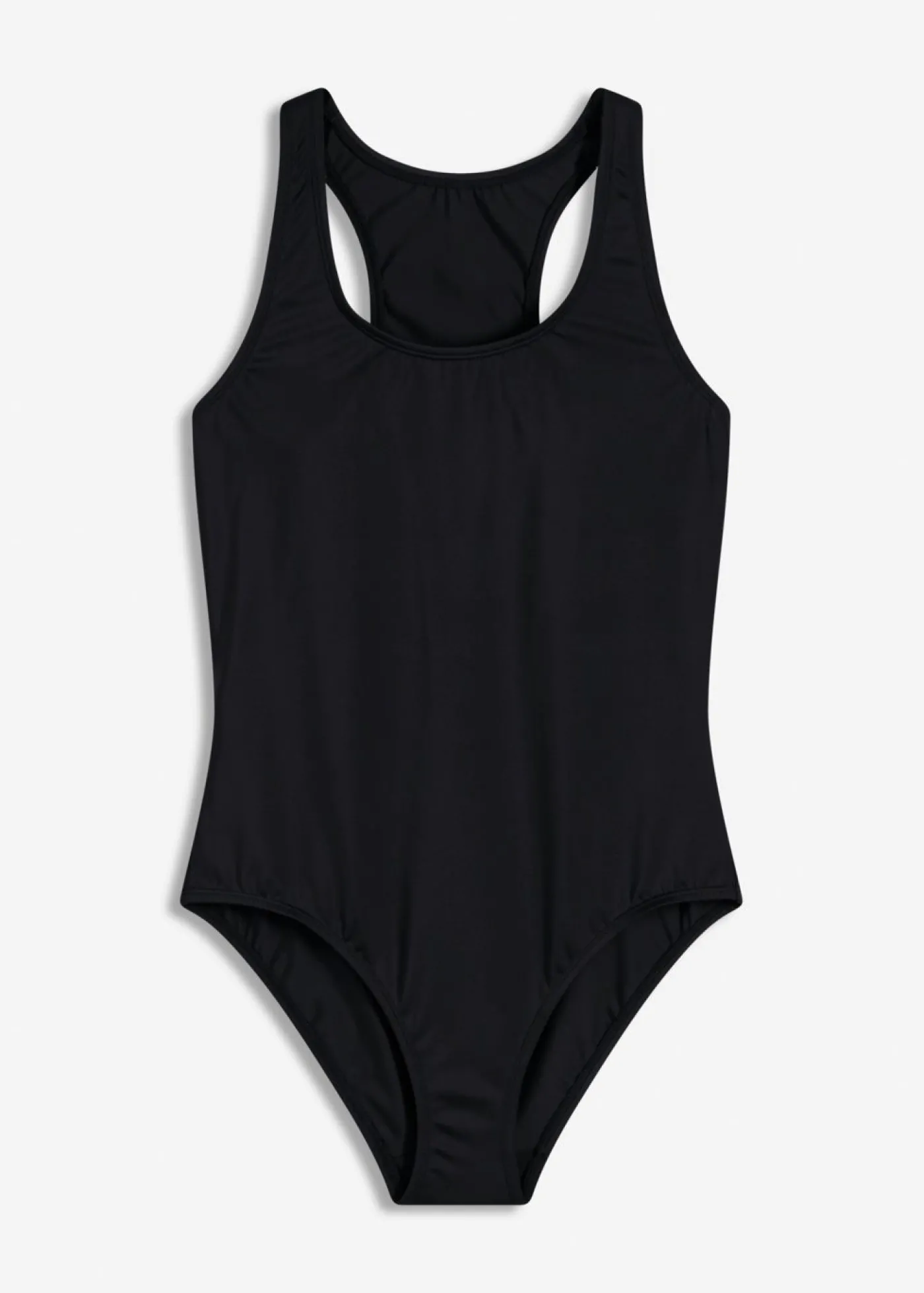 bonprix bonprix Bañador de material de secado rápido con espalda nadadora Negro