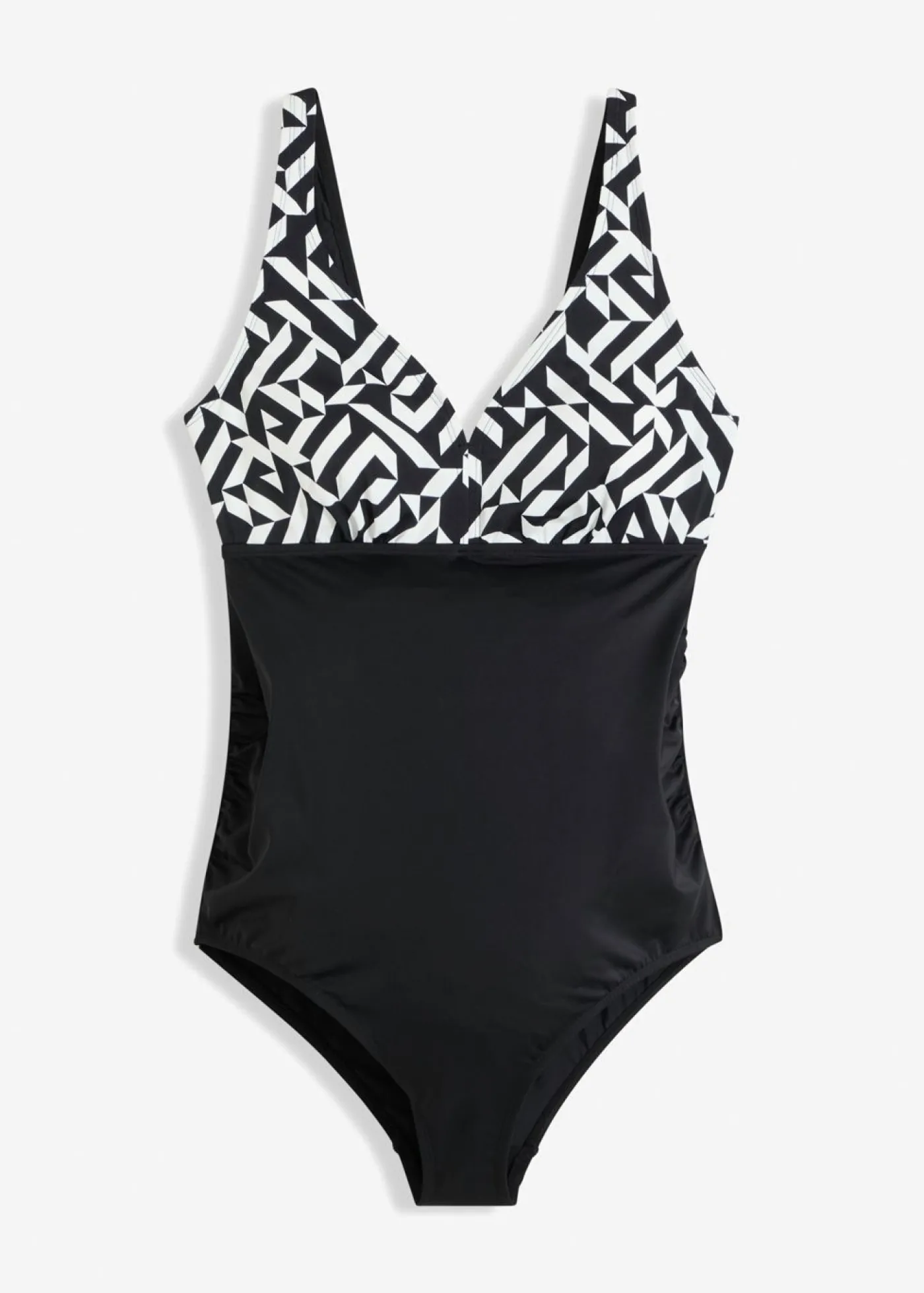 bonprix bonprix Bañador premamá Negro-blanco Clearance