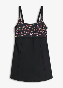 bonprix bonprix Bañador vestido moldeador de nivel 1 Negro Hot