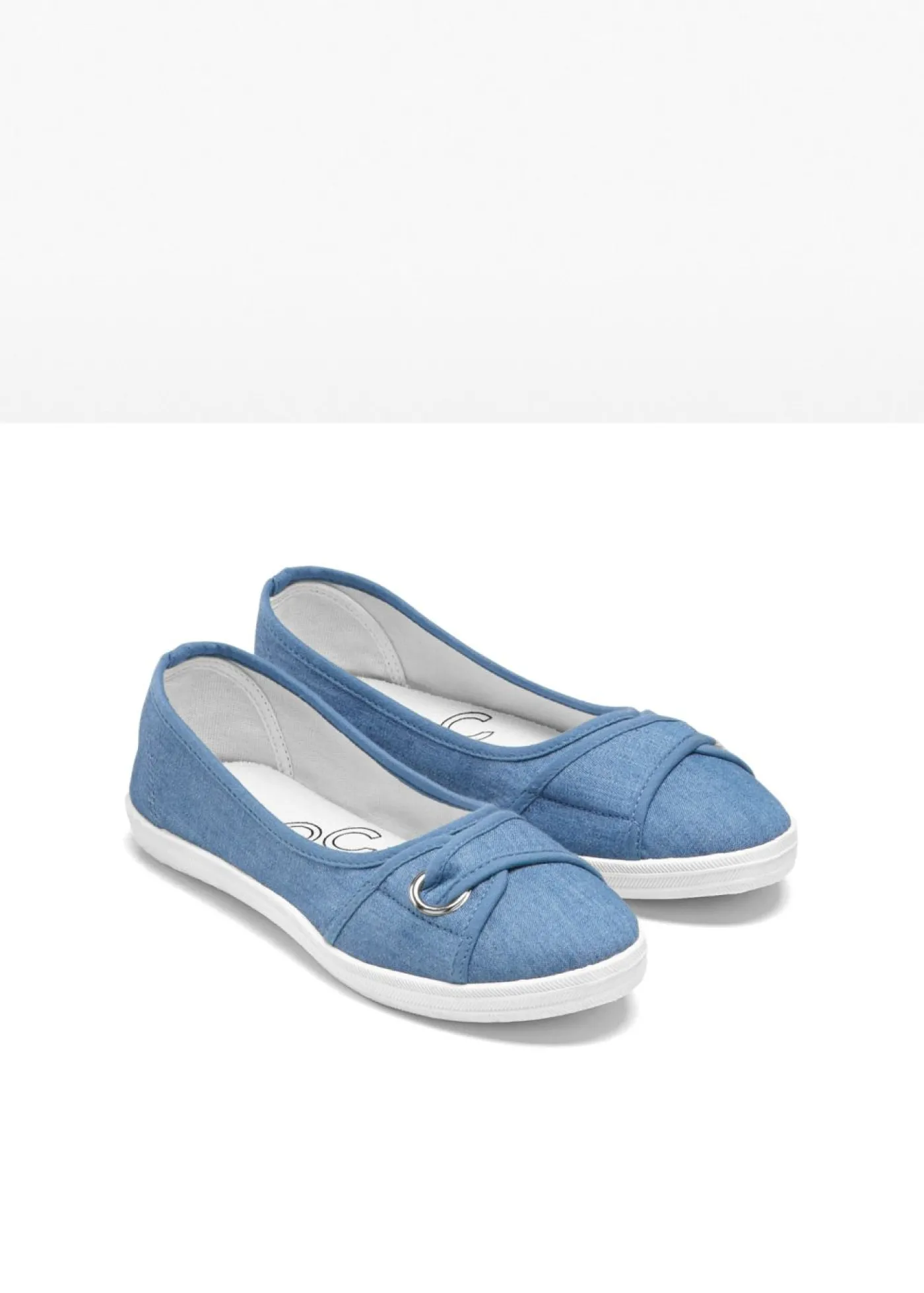 bonprix bonprix Bailarina denim azul Sale