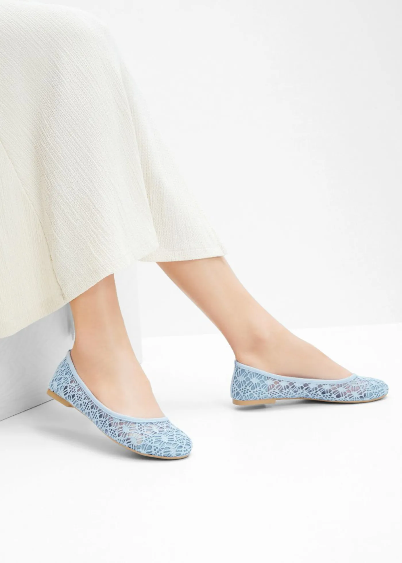 bonprix bonprix Bailarina Azul perla Clearance