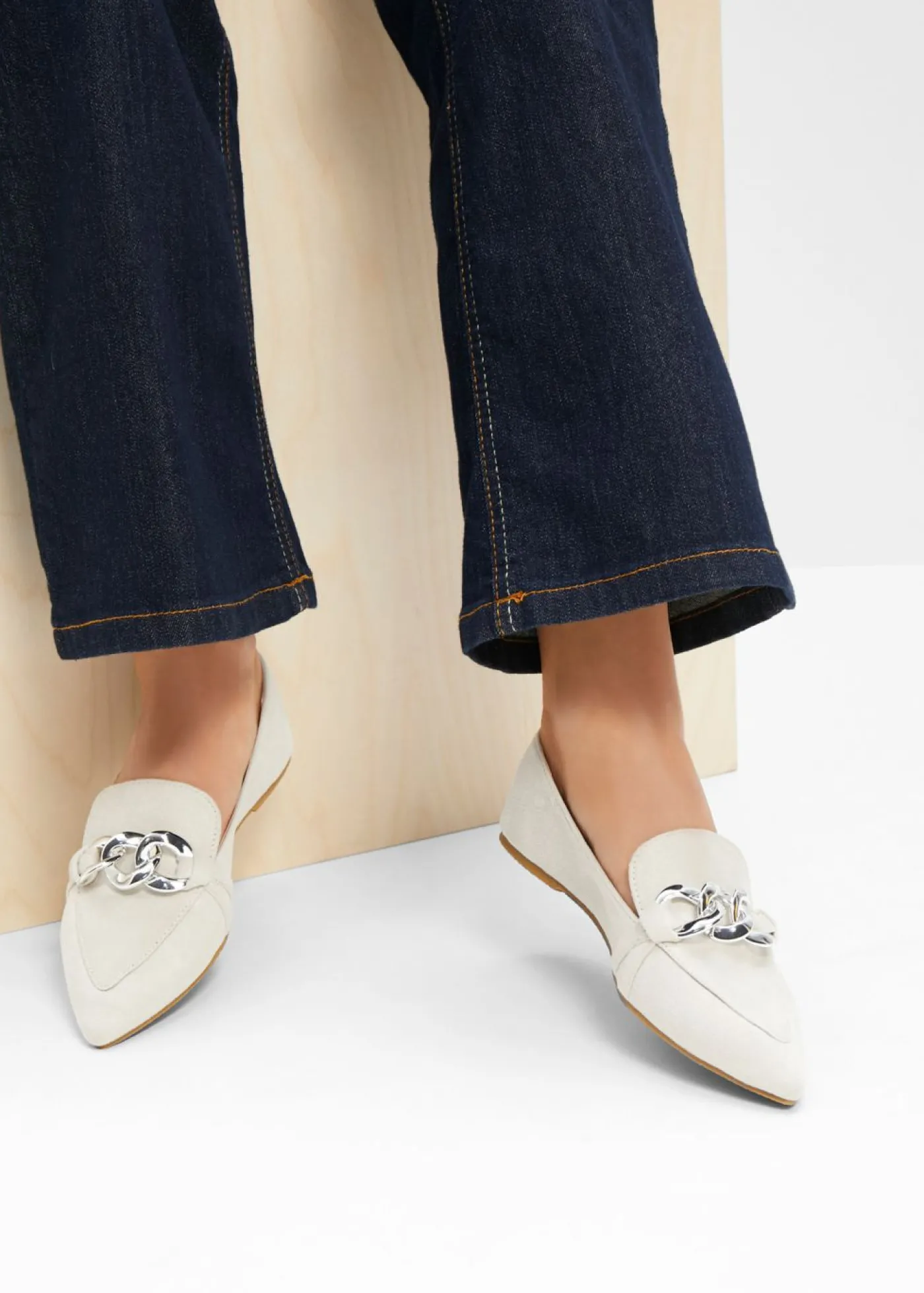 bonprix bonprix Bailarina Beige Sale