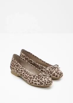 bonprix Jana Bailarina Jana estampado leo beige New