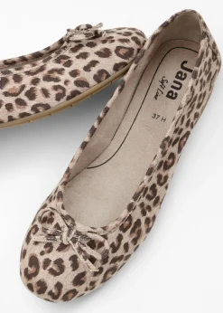 bonprix Jana Bailarina Jana estampado leo beige New