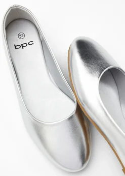bonprix bonprix Bailarinas Plata metalizado New
