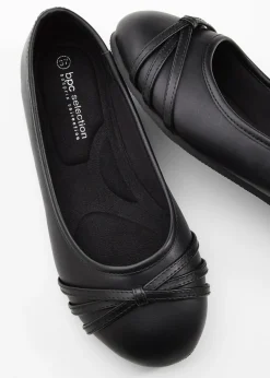 bonprix bonprix Bailarinas cómodas con ancho cómodo Negro Best