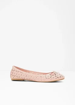 bonprix bonprix Bailarinas con ancho cómodo rosa pálido Outlet