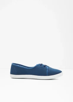 bonprix bonprix Bailarinas con cordones decorativos Azul marino