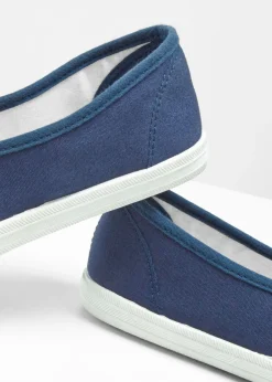 bonprix bonprix Bailarinas con cordones decorativos Azul marino