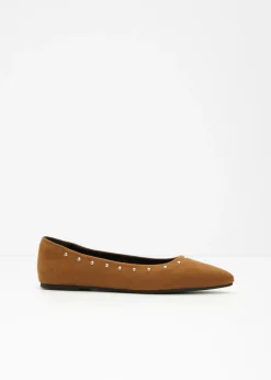 bonprix bonprix Bailarinas con tachuelas bronceado