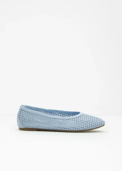 bonprix bonprix Bailarinas de material suave Azul claro Online