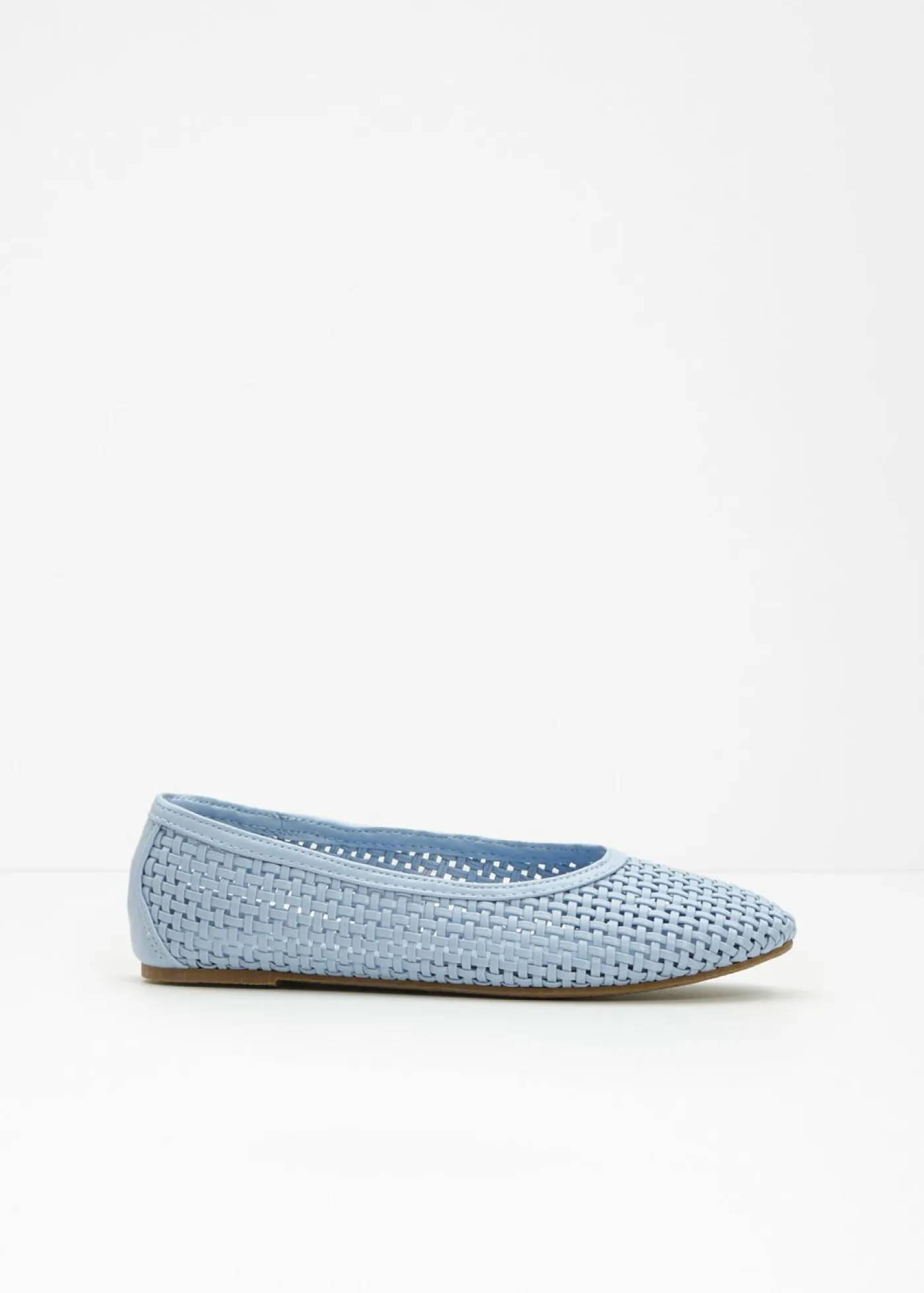 bonprix bonprix Bailarinas de material suave Azul claro Online