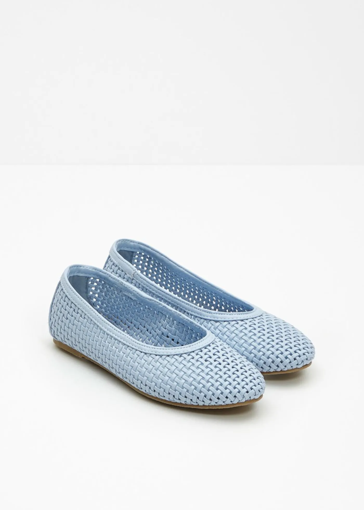 bonprix bonprix Bailarinas de material suave Azul claro Online